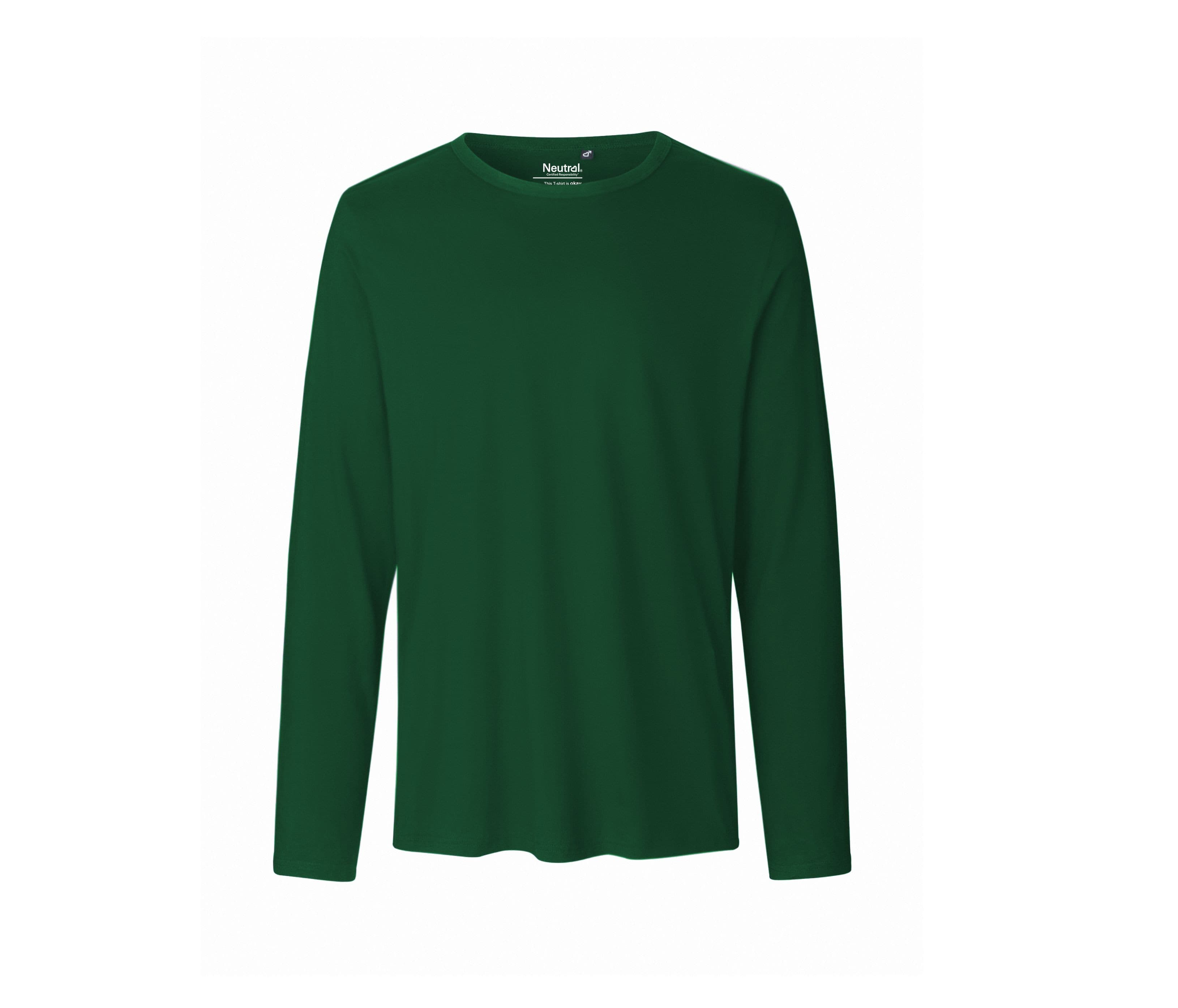 Tee-shirt manches longues homme BOTTLE GREEN
