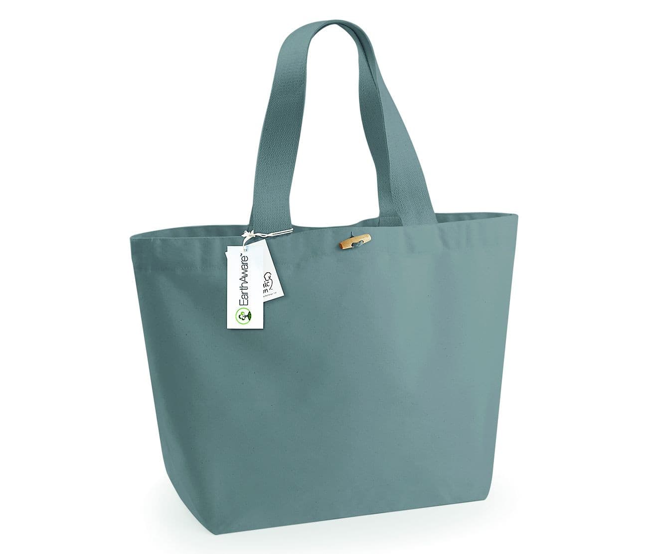 Sac canvas en coton bio PURE GREY