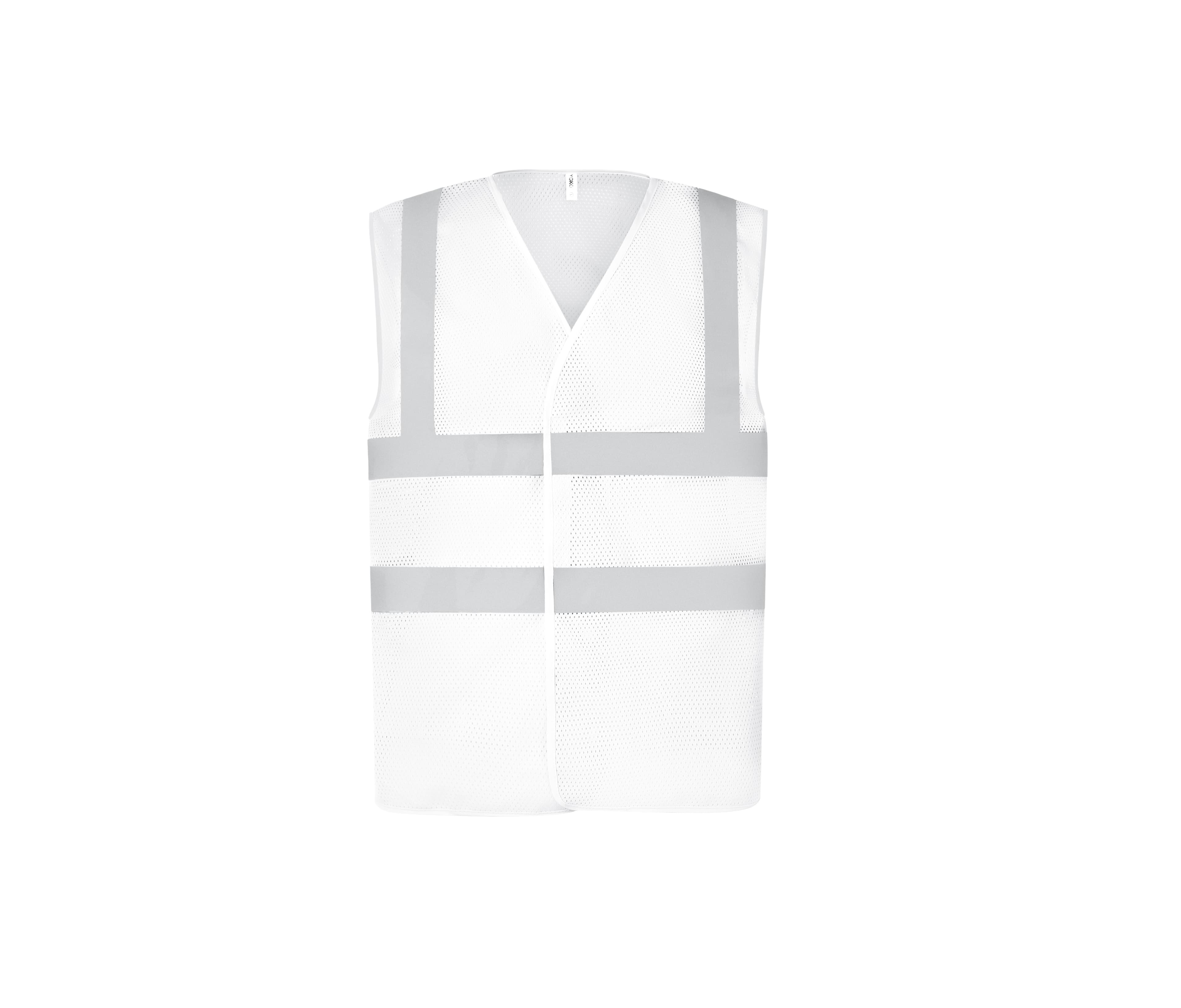 Veste de sécurité maille filet WHITE