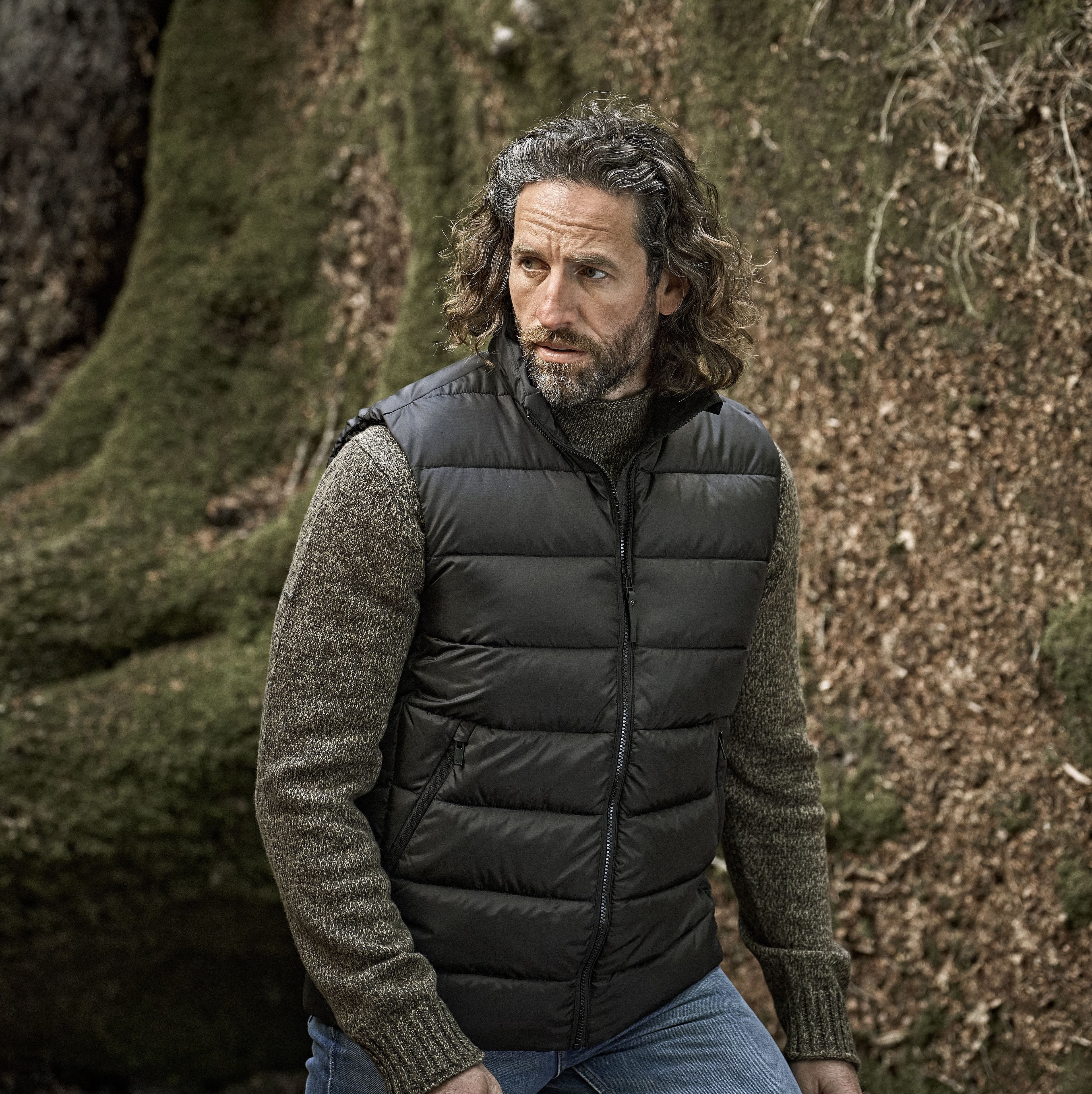 Bodywarmer léger en polyester recyclé