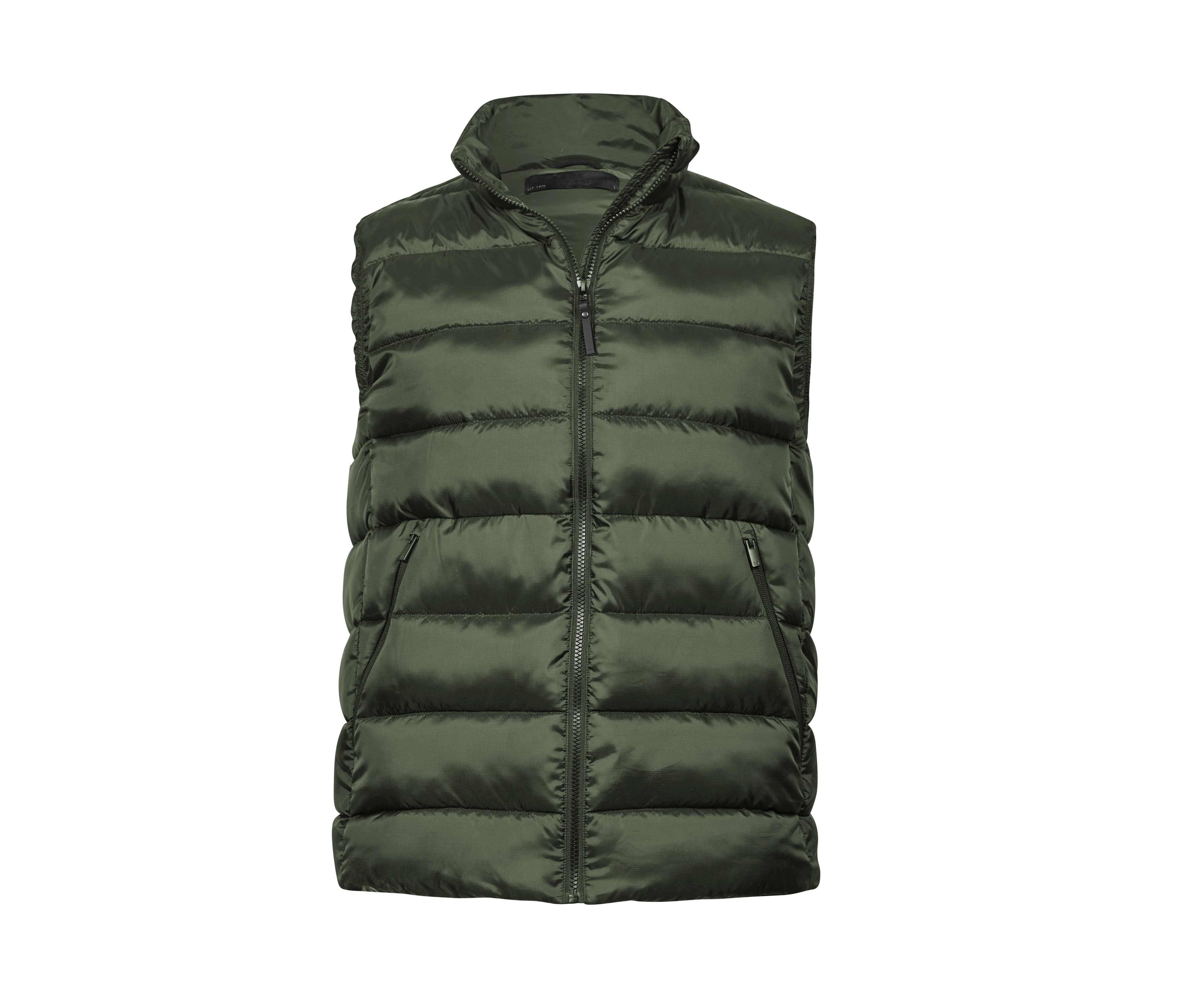 Bodywarmer léger en polyester recyclé DEEP GREEN