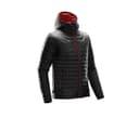 STORMTECH Doudoune à capuche homme BLACK / TRUE RED