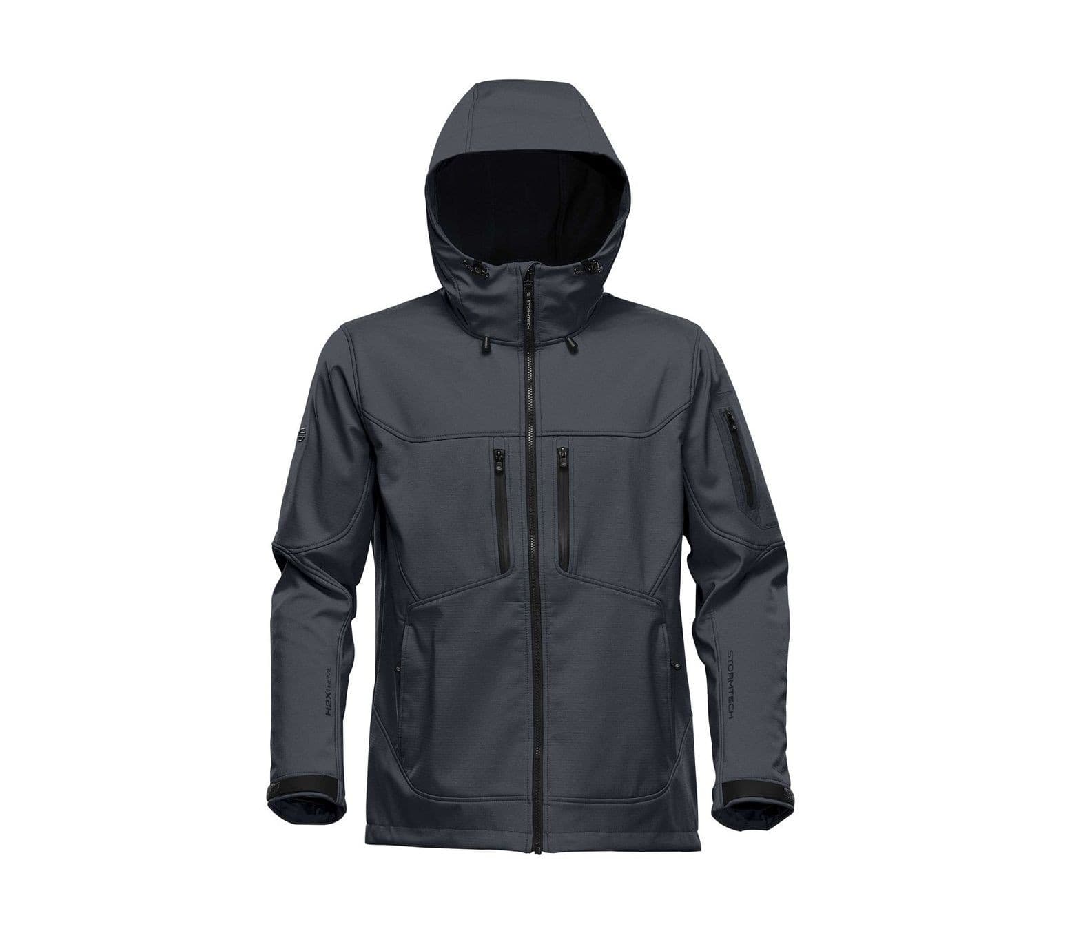 Veste Softshell à capuche CHARCOAL TWILL