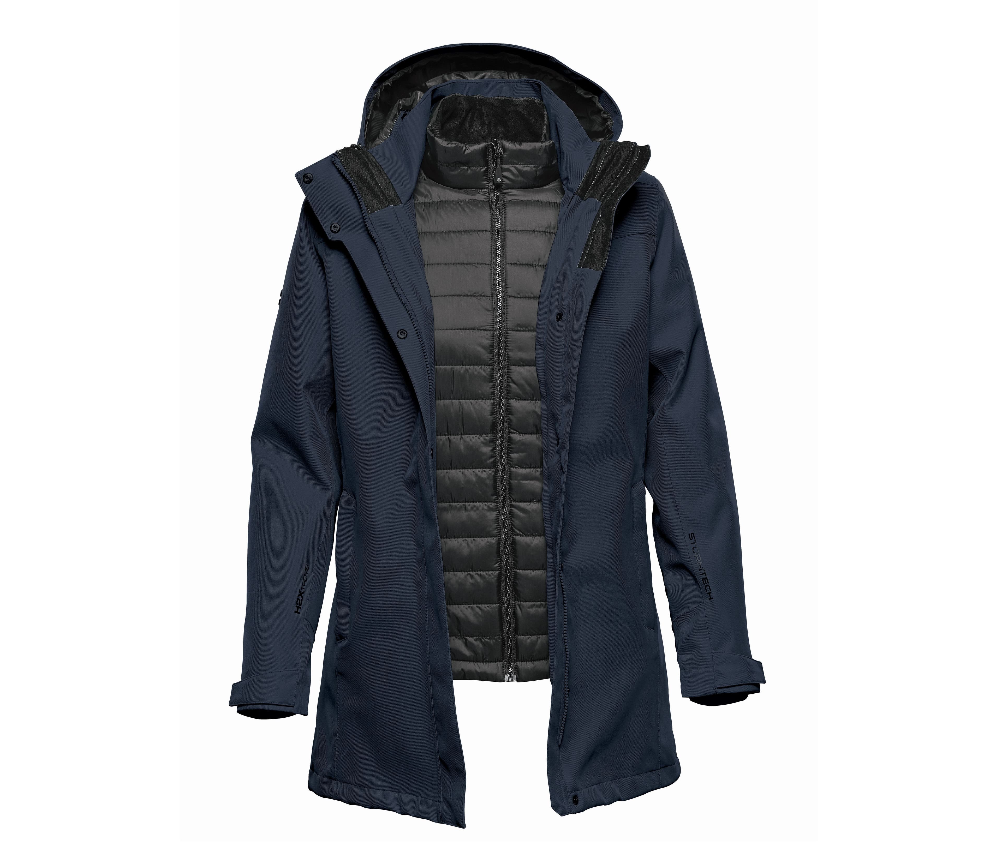 Parka femme 3 en 1 NAVY TWILL