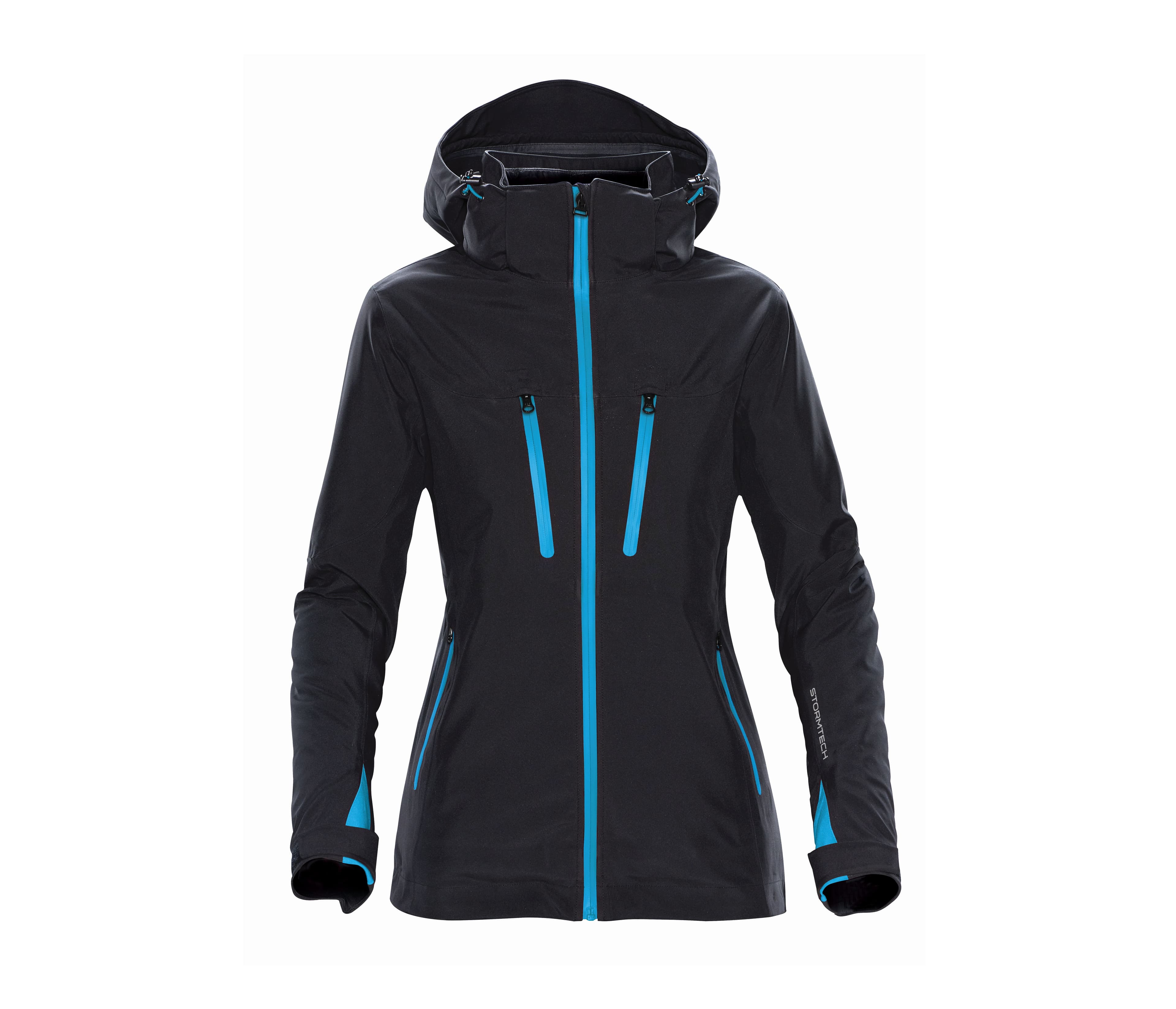 Parka femme 3 en 1 BLACK / ELECTRIC BLUE