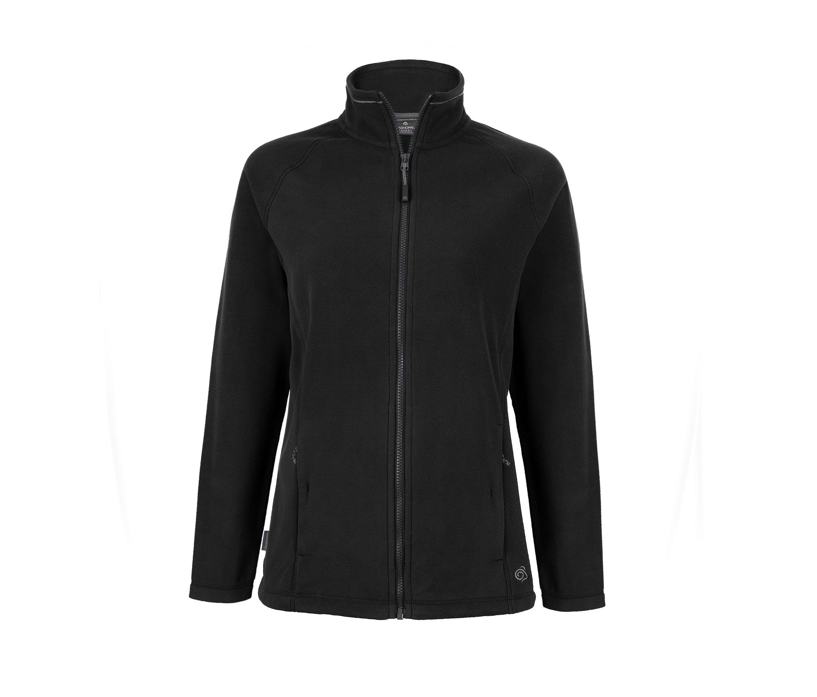 Veste polaire légère en polyester recyclé BLACK