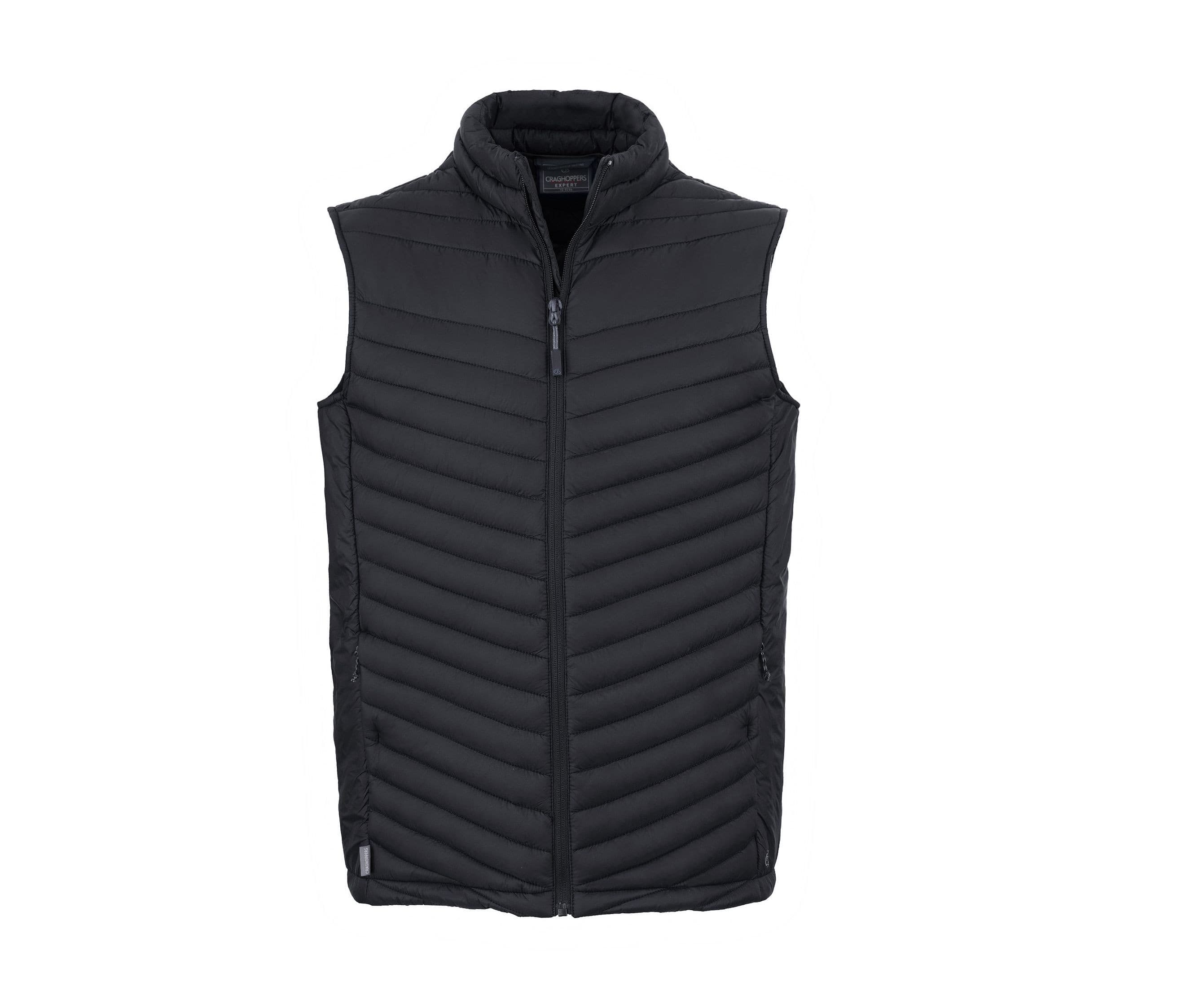 Bodywarmer matelassé en polyester recyclé BLACK