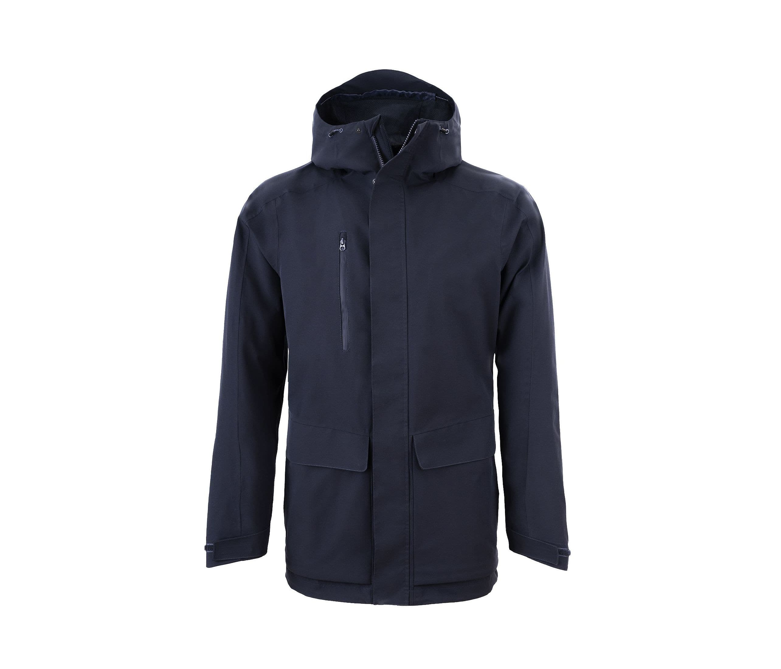 Longue parka imperméable DARK NAVY