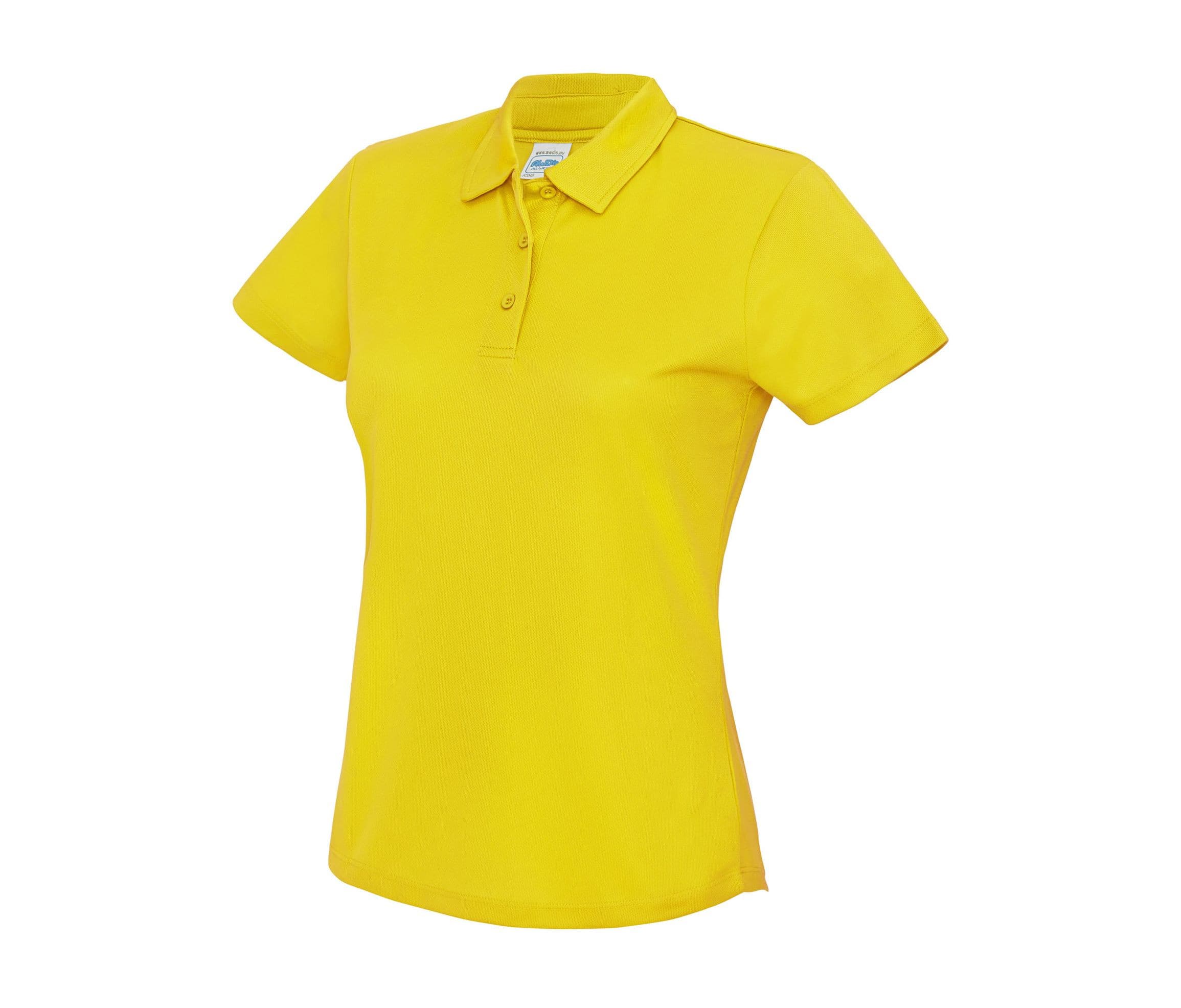 Polo femme respirant SUN YELLOW
