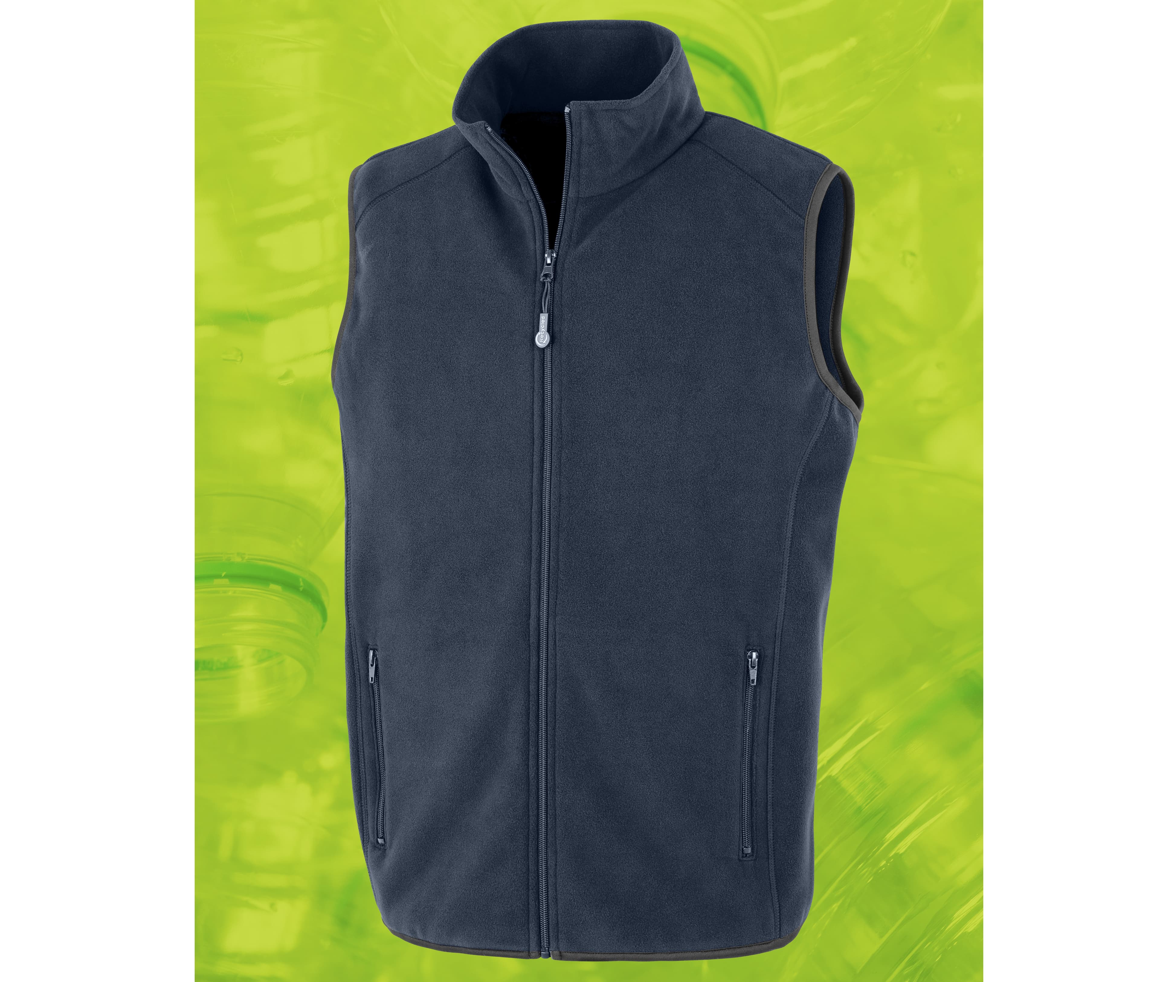 Bodywarmer polaire en polyester recyclé NAVY