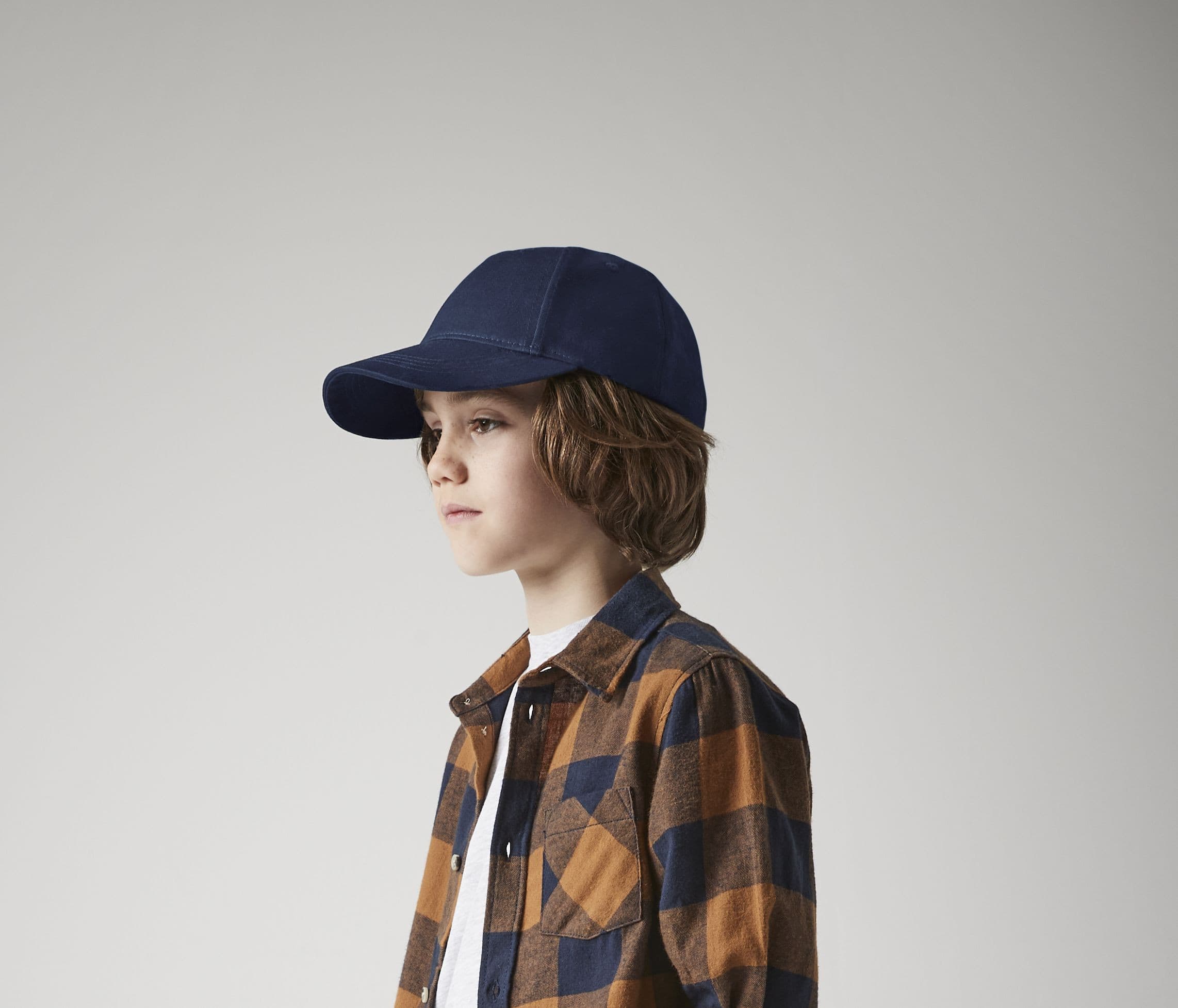 Casquette enfant 5 pans en coton organique