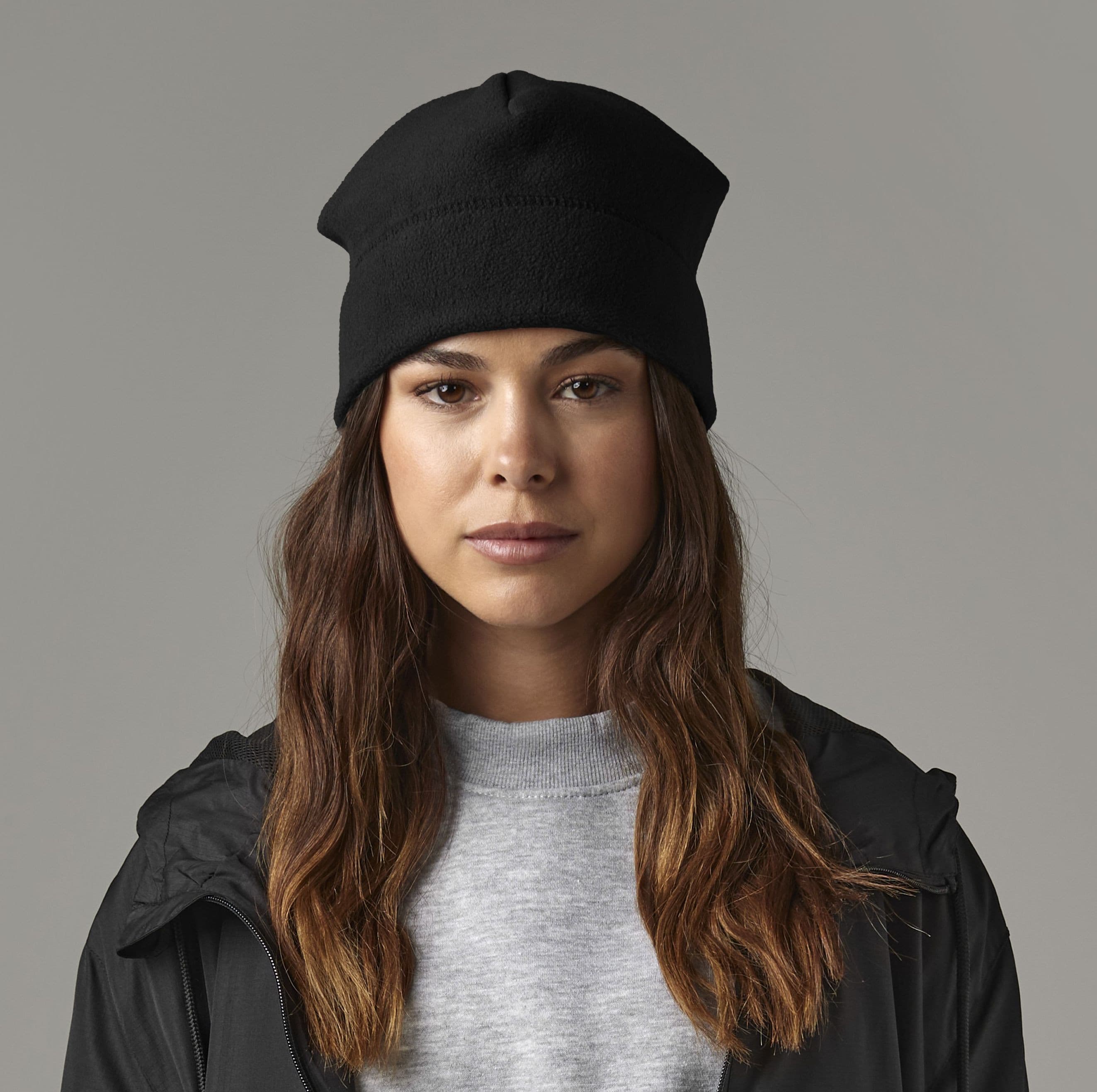 Bonnet avec zone de marquage en polyester recyclé