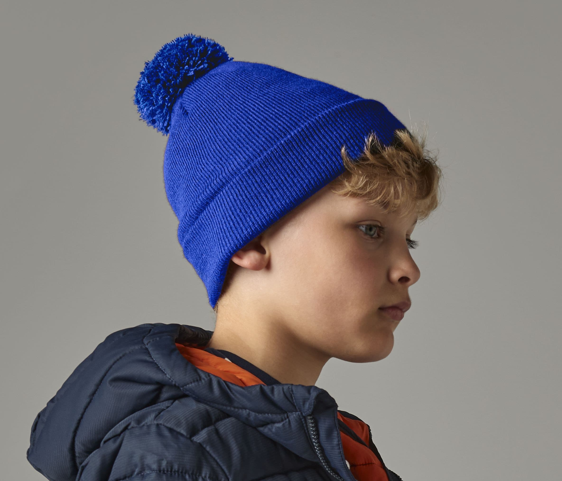 Bonnet avec pompon enfant