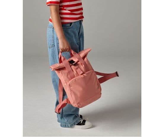 Mini sac à dos fermeture à enroulement