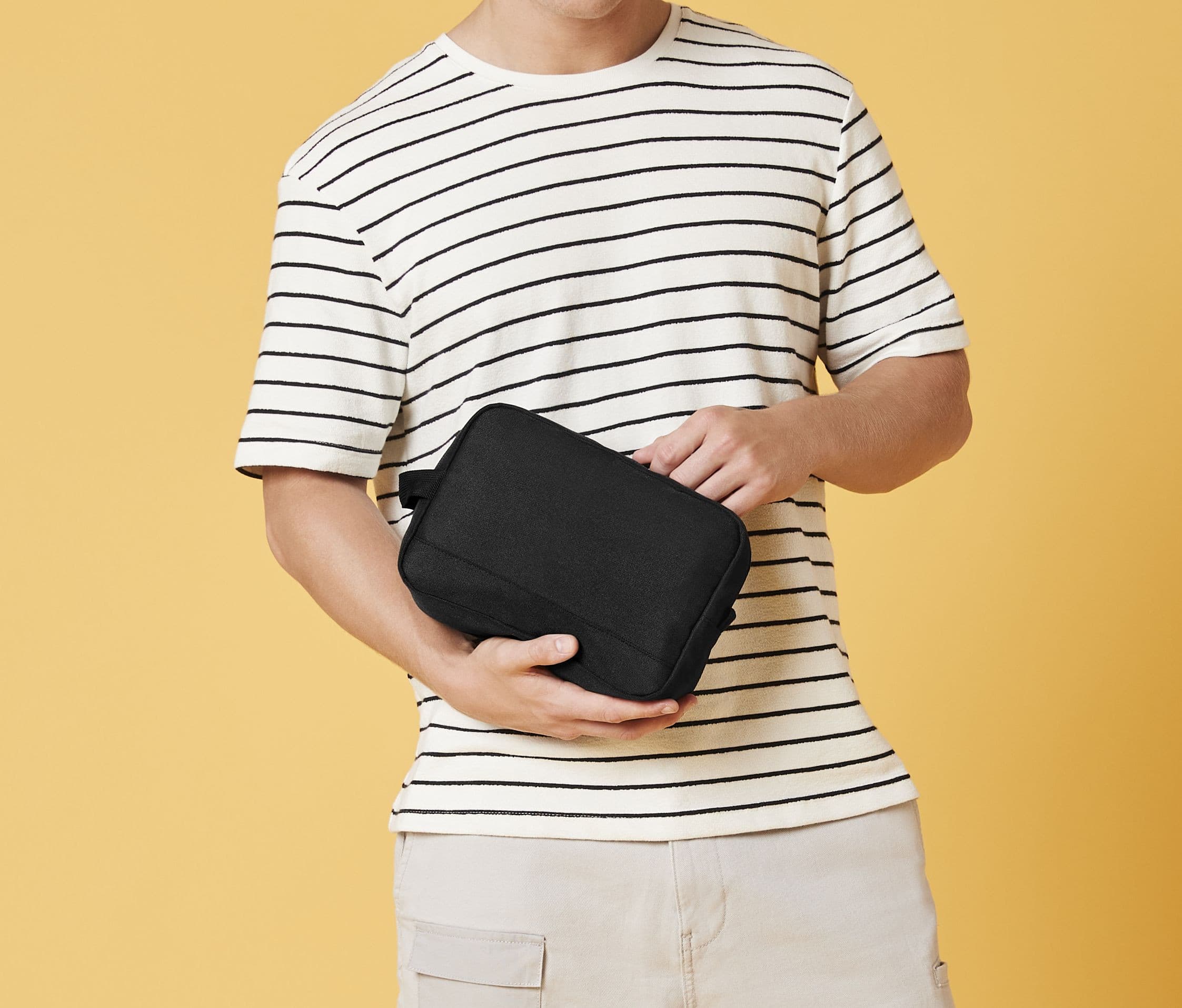 Trousse de toilette en polyester recyclé