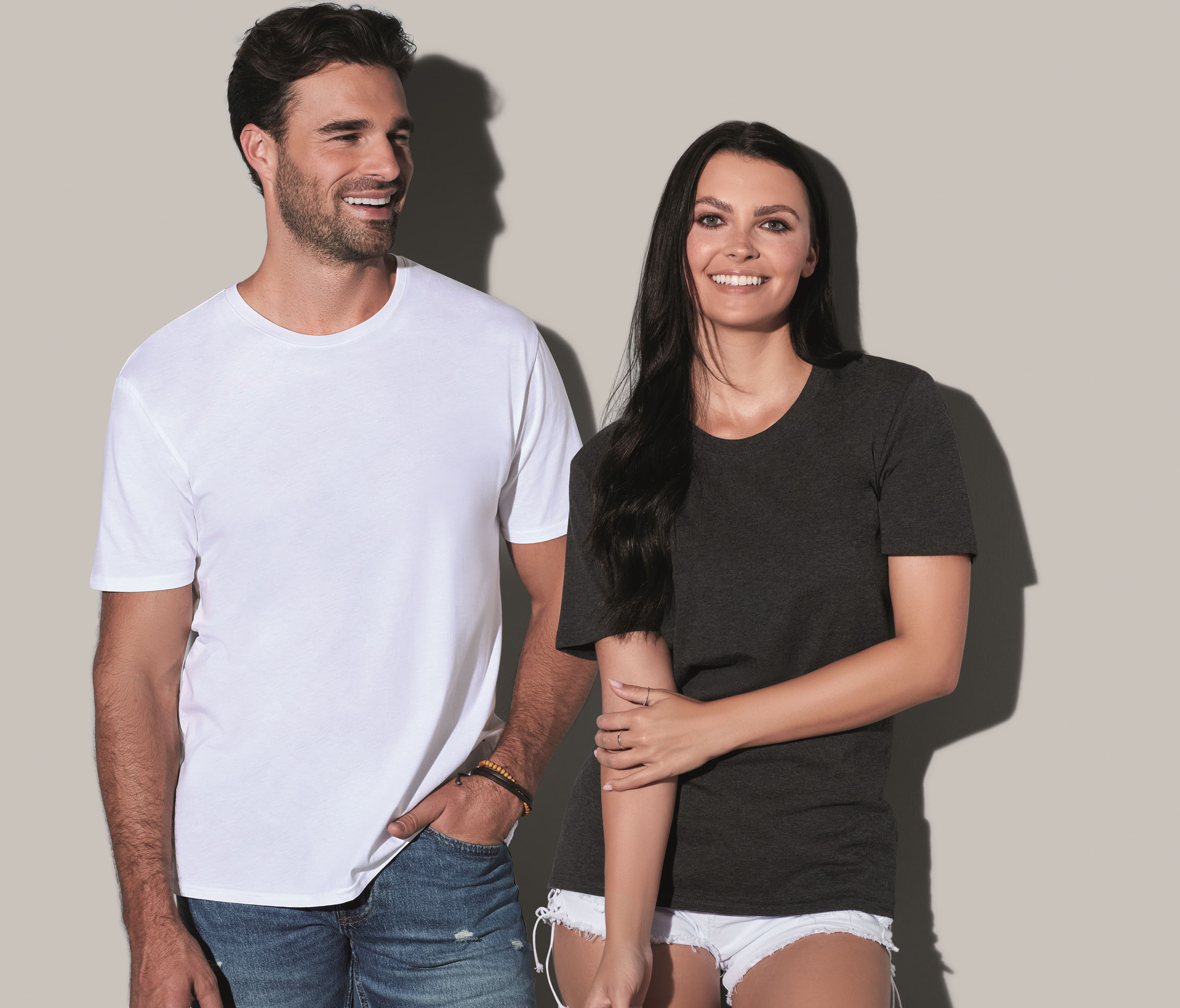 Tee-shirt col rond unisexe