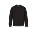 HENBURY Sweat en coton régénéré et en polyester recyclé BLACK