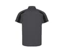 JUST COOL Polo de sport contrasté CHARCOAL / JET BLACK