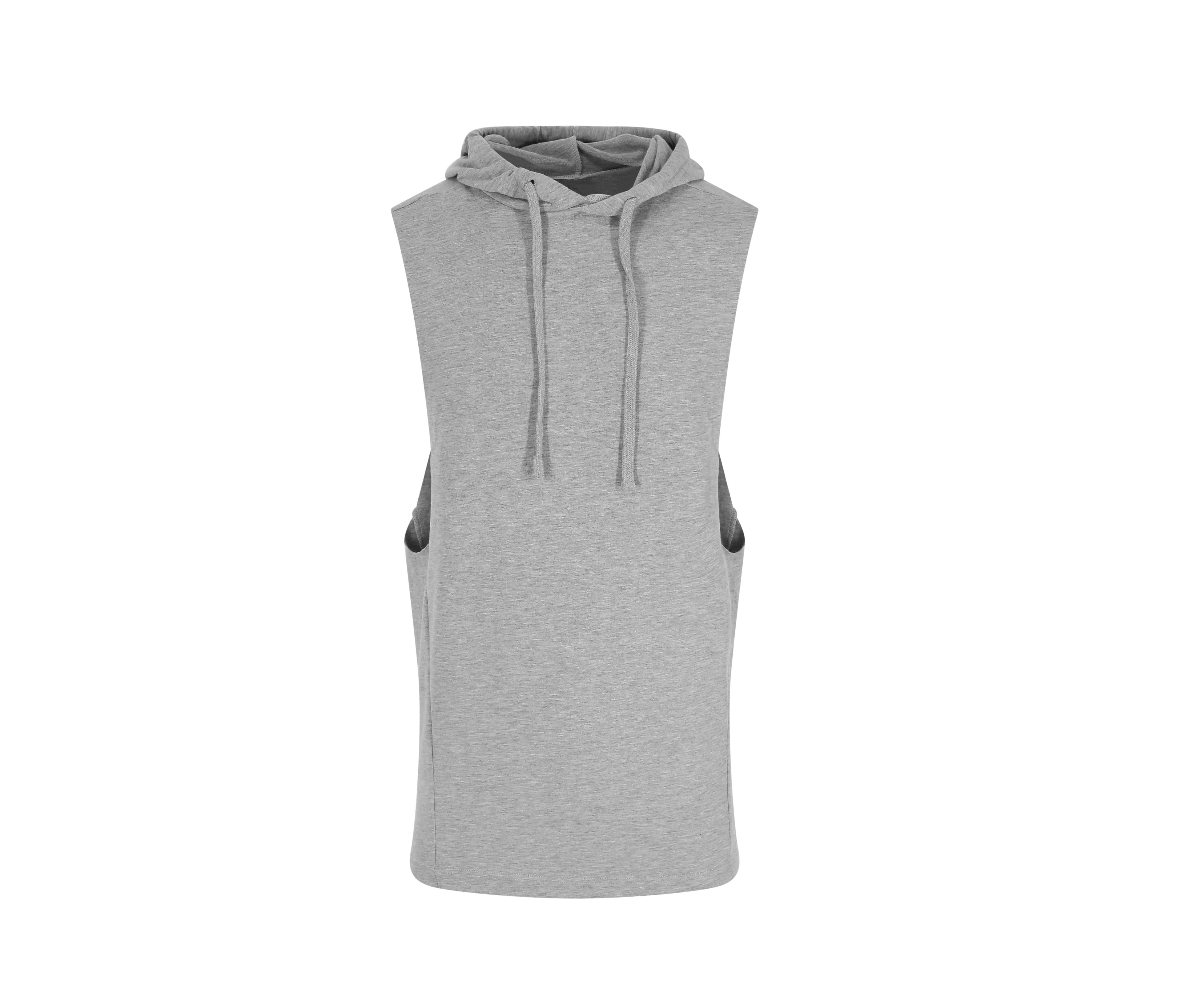 Sweat à capuche sans manche SPORTS GREY
