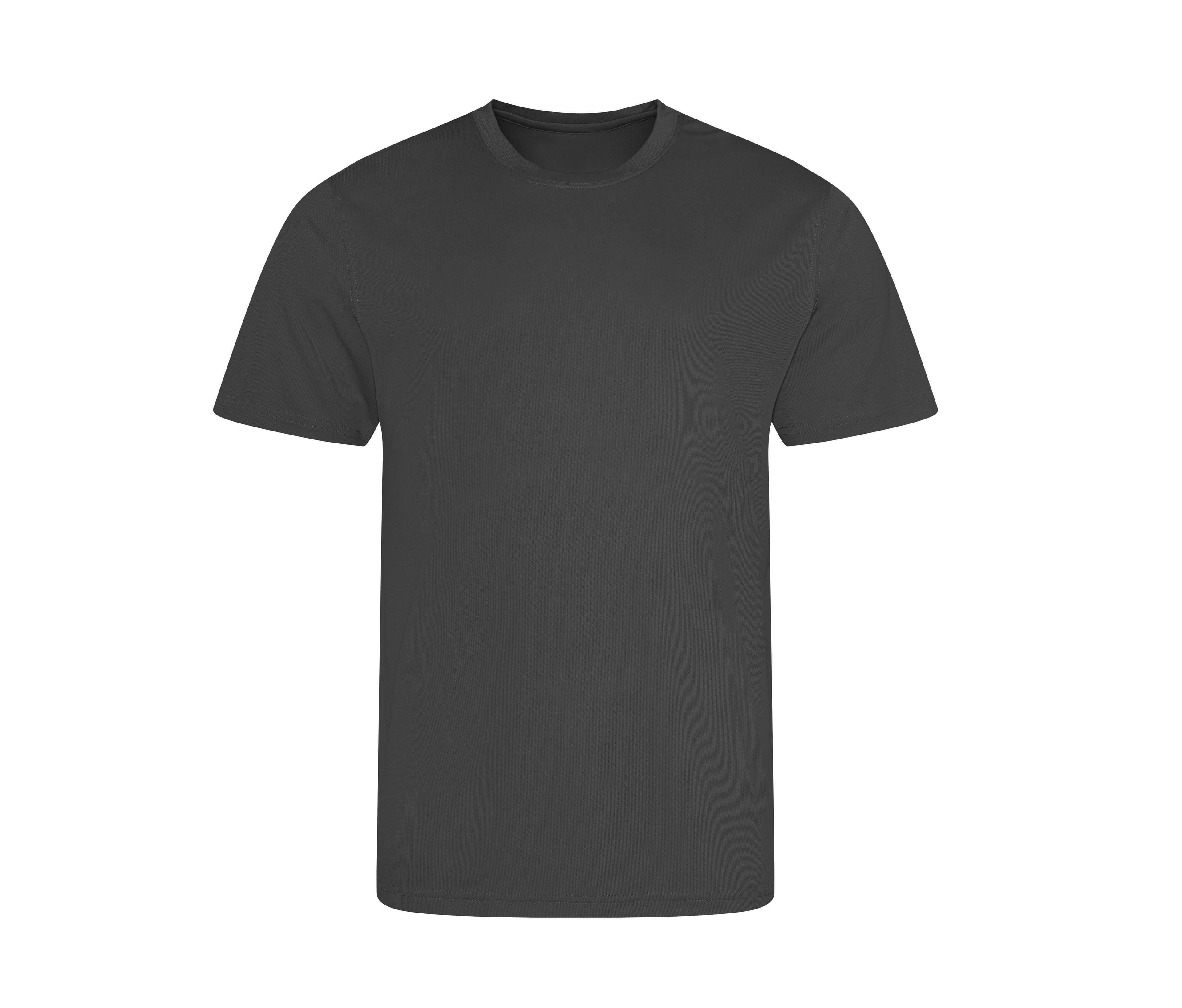 Tee-shirt de sport en polyester recyclé CHARCOAL