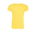 JUST COOL Tee-shirt de sport en polyester recyclé femme SUN YELLOW
