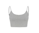 SF CLOTHING Débardeur femme court HEATHER GREY