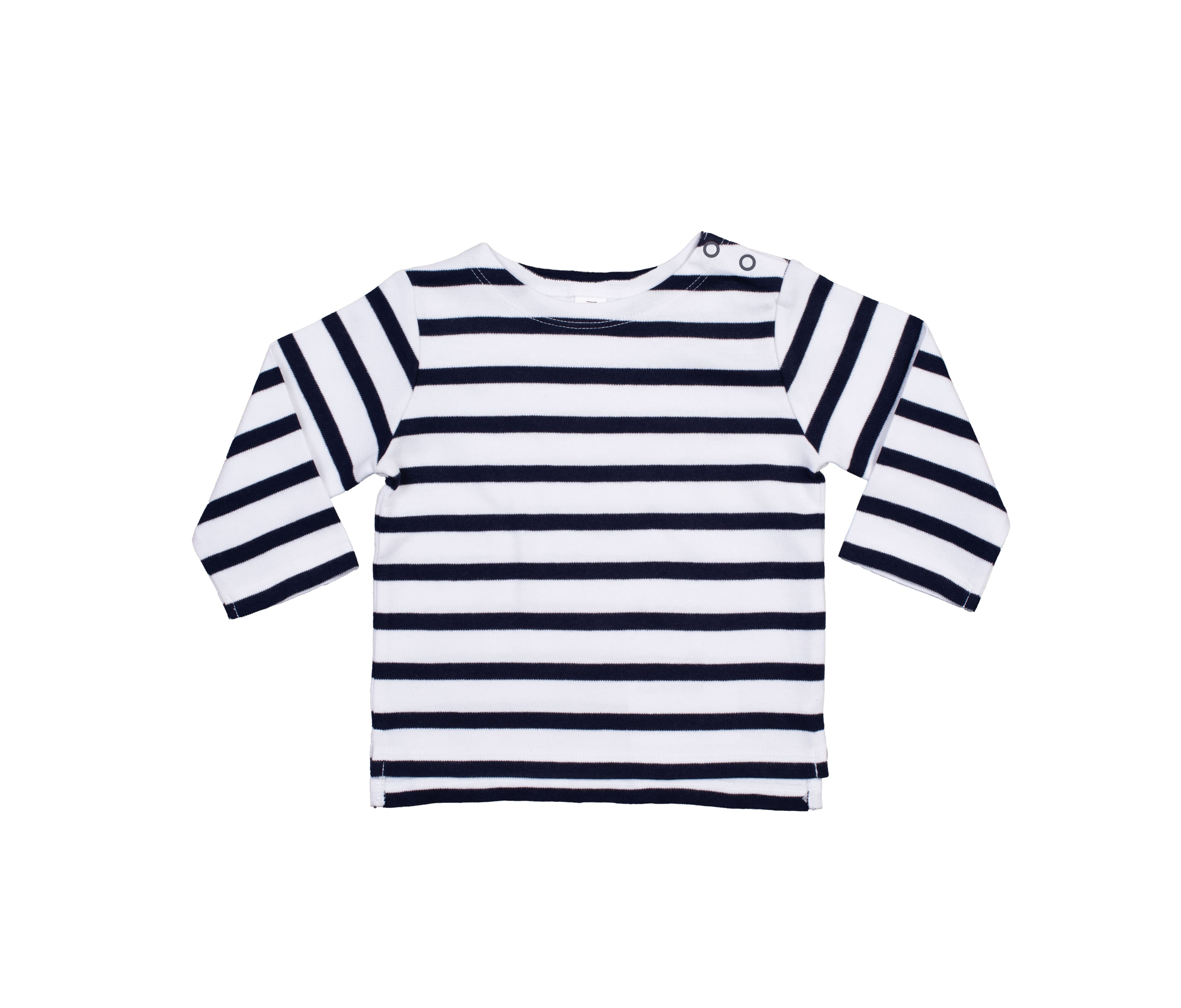 Tee-shirt marinière bébé WHITE / NAVY