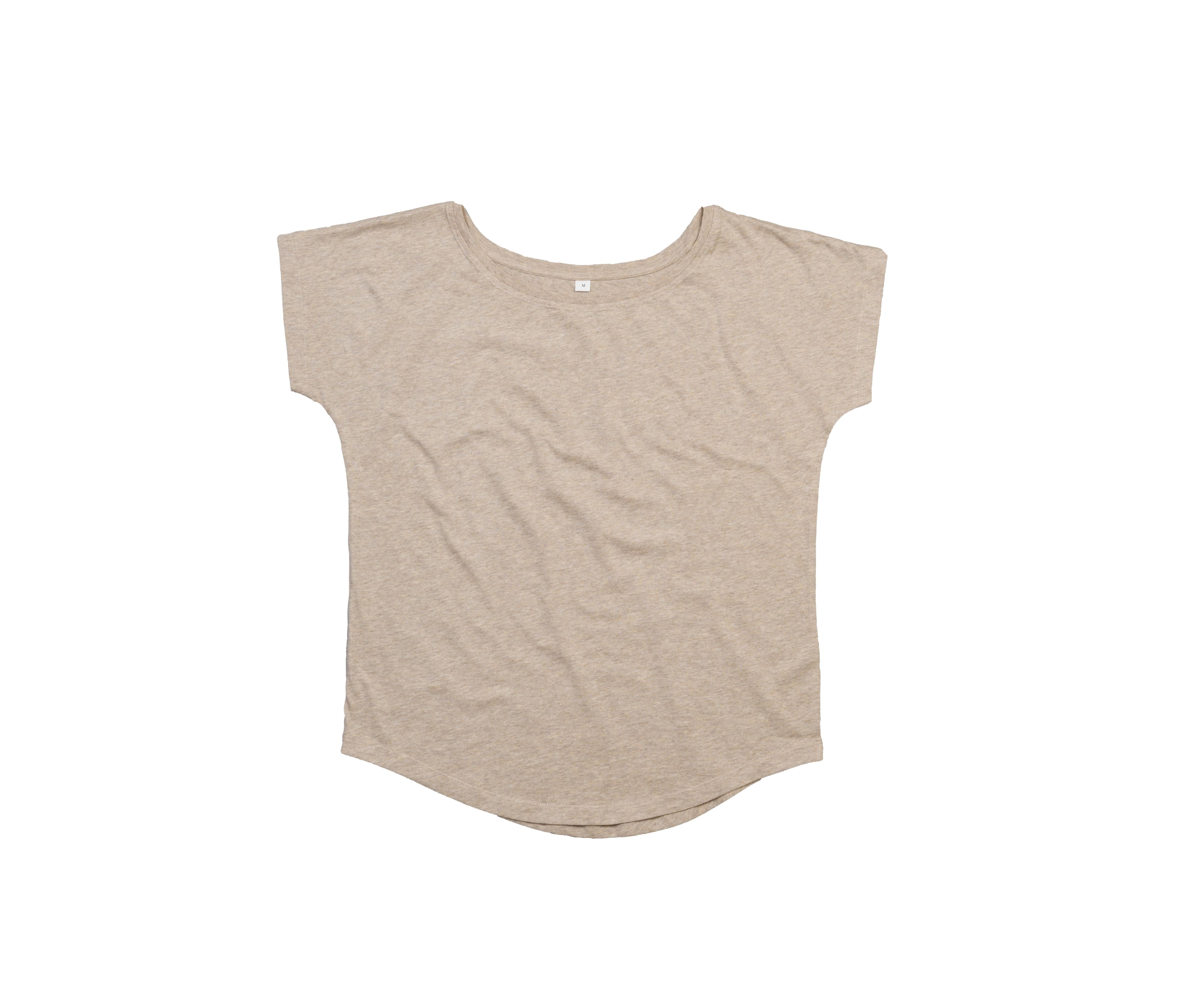 Tee-shirt femme coupe ample NATURAL MELANGE