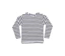 MANTIS Marinière manches longues enfant WHITE / NAVY