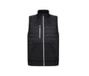 TOMBO Bodywarmer bi-matière BLACK
