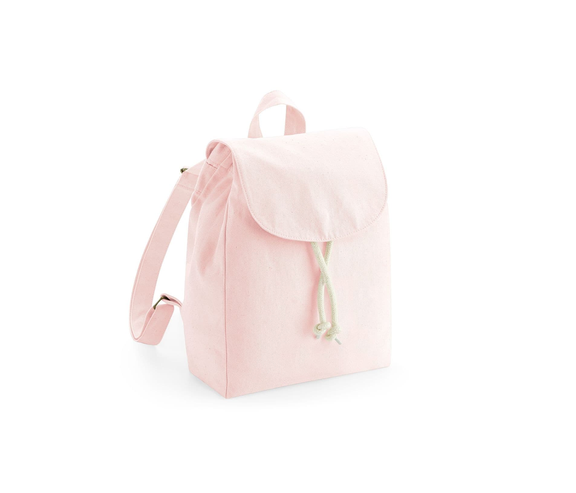 Mini sac à dos en coton organique PASTEL PINK