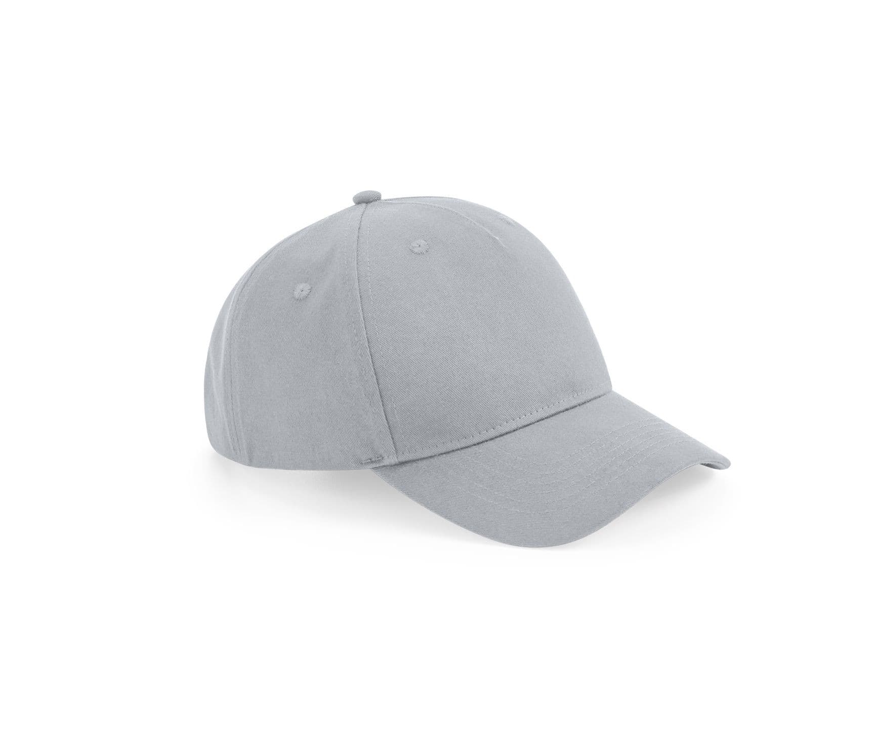 Casquette 5 pans en coton organique LIGHT GREY