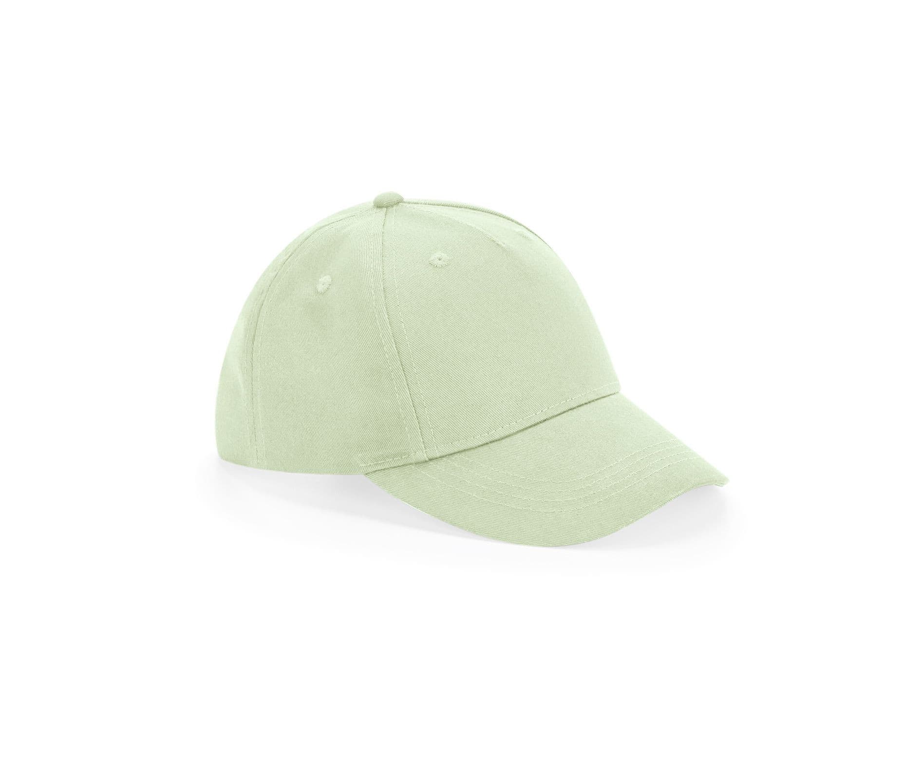 Casquette enfant 5 pans en coton organique PISTACHIO