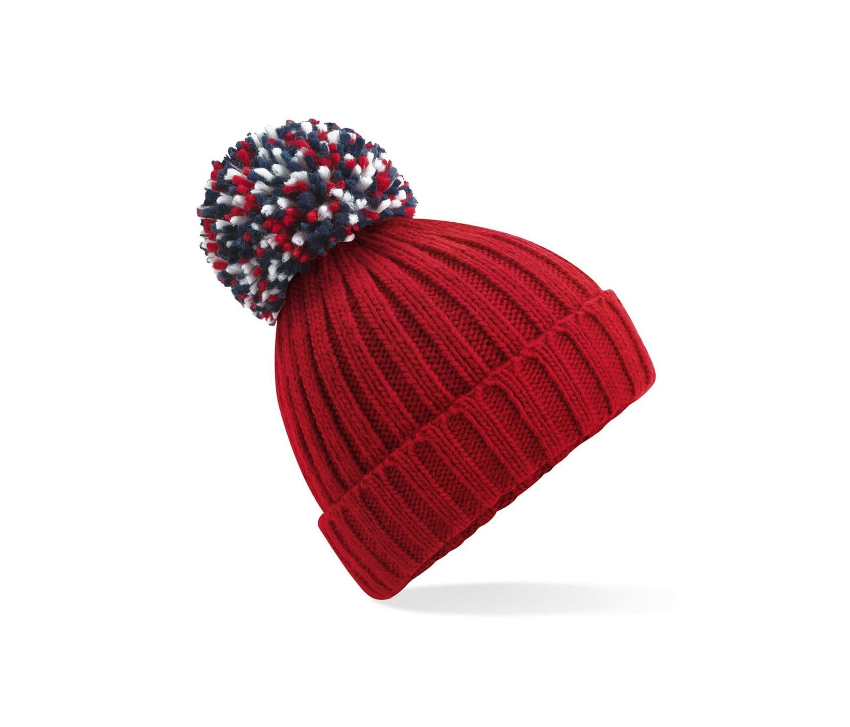 Bonnet avec pompon CLASSIC RED