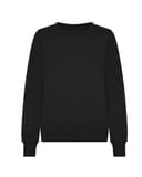 JUST HOODS Sweat col rond femme DEEP BLACK
