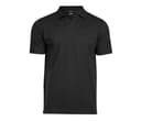 TEE JAYS Polo stretch col V homme Bio BLACK