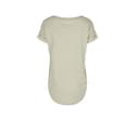 BUILD YOUR BRAND Tee-shirt femme au dos rallongé SOFT SALVIA
