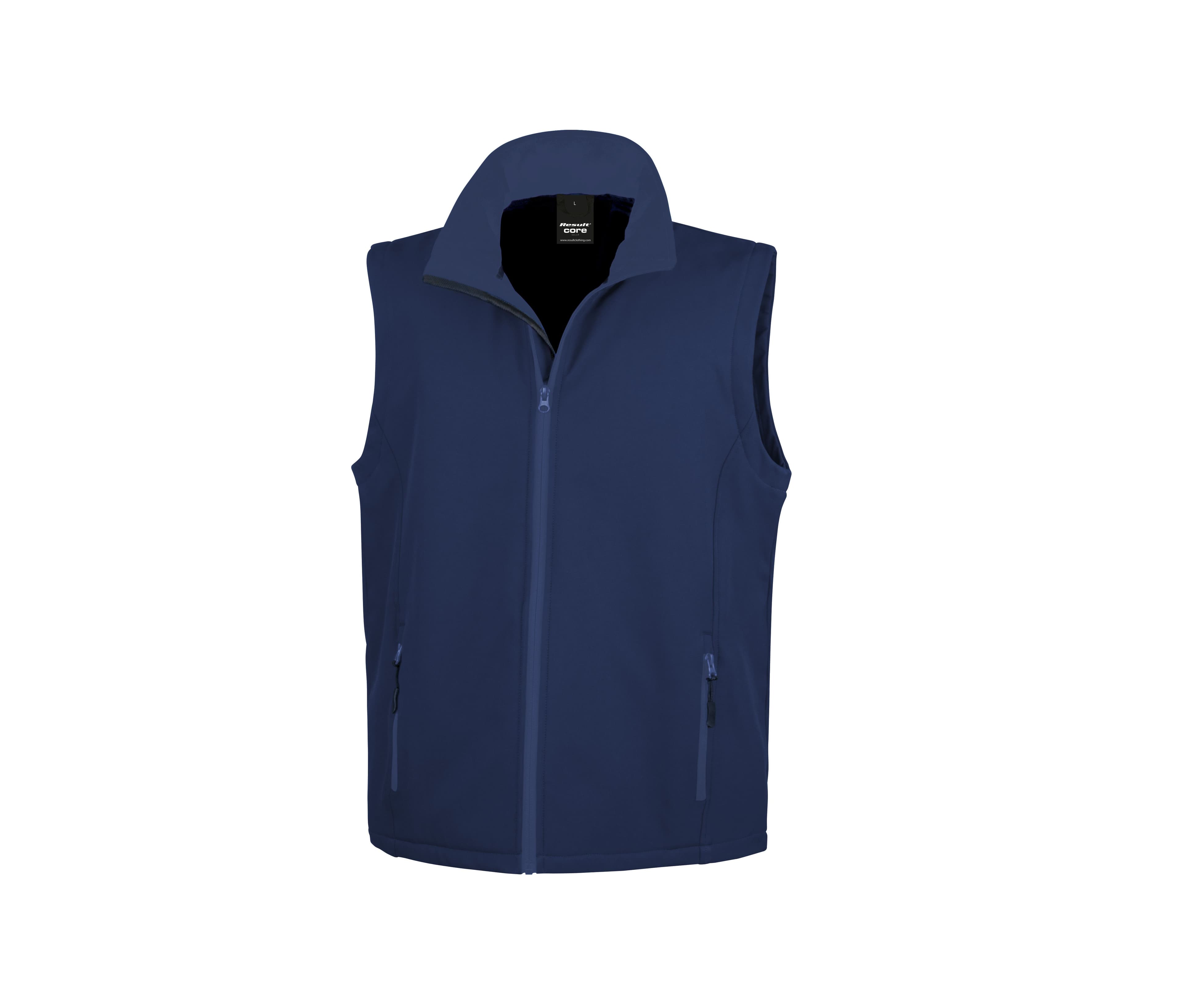 Bodywarmer Softshell imprimable homme NAVY / NAVY