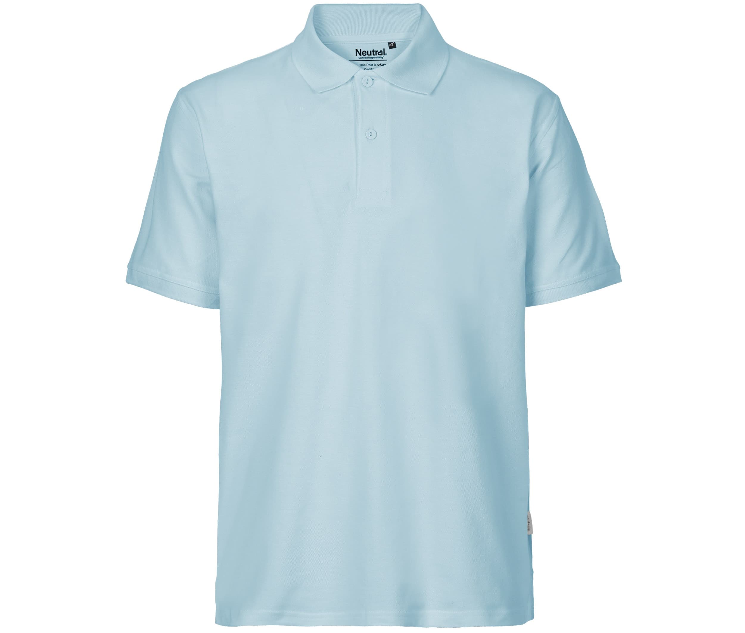 Polo piqué homme LIGHT BLUE