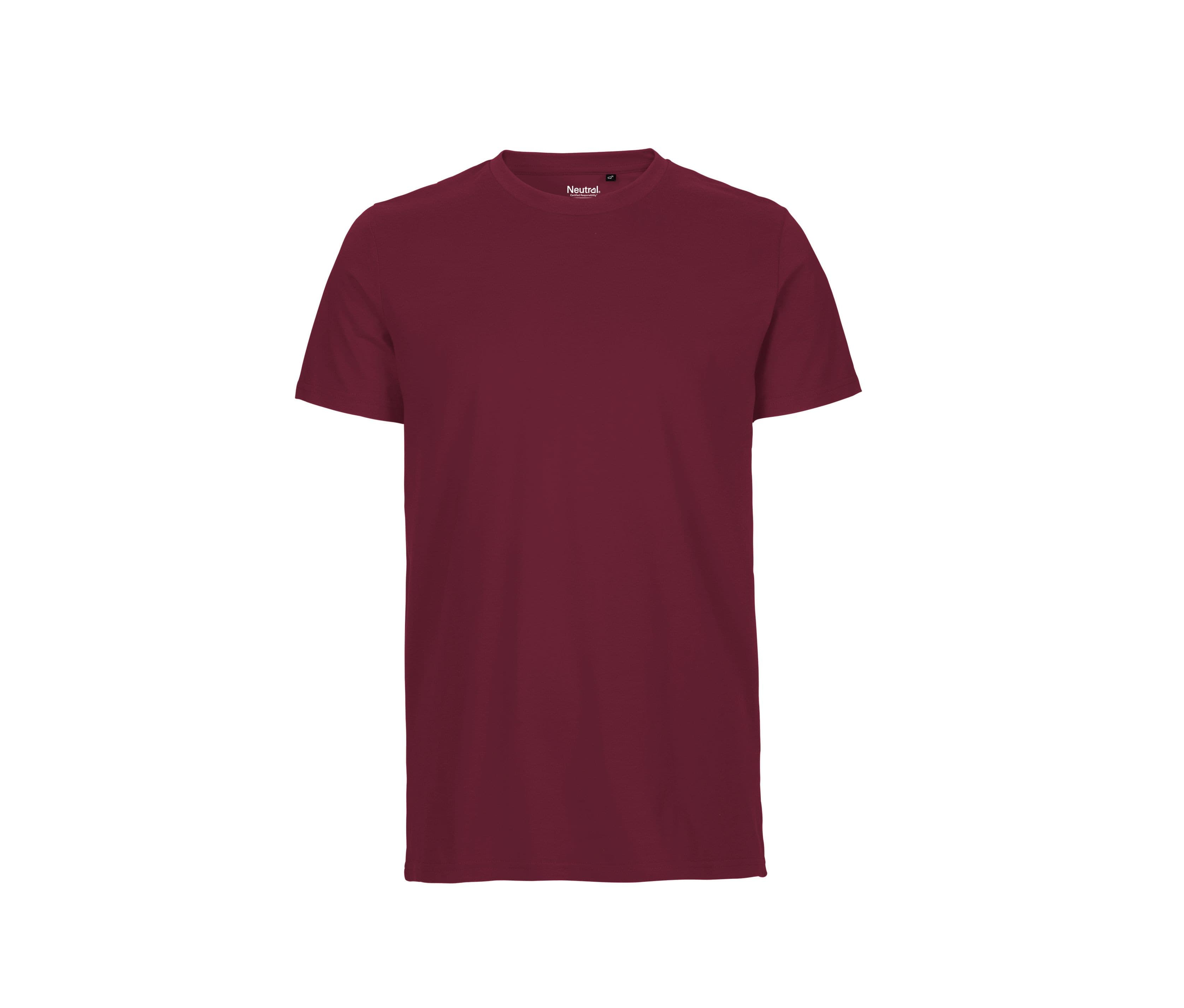 Tee-shirt ajusté homme BURGUNDY