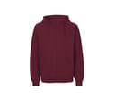 NEUTRAL Sweat capuche zippé homme BURGUNDY
