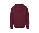 NEUTRAL Sweat capuche zippé homme BURGUNDY
