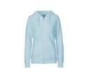 NEUTRAL Sweat capuche zippé femme LIGHT BLUE