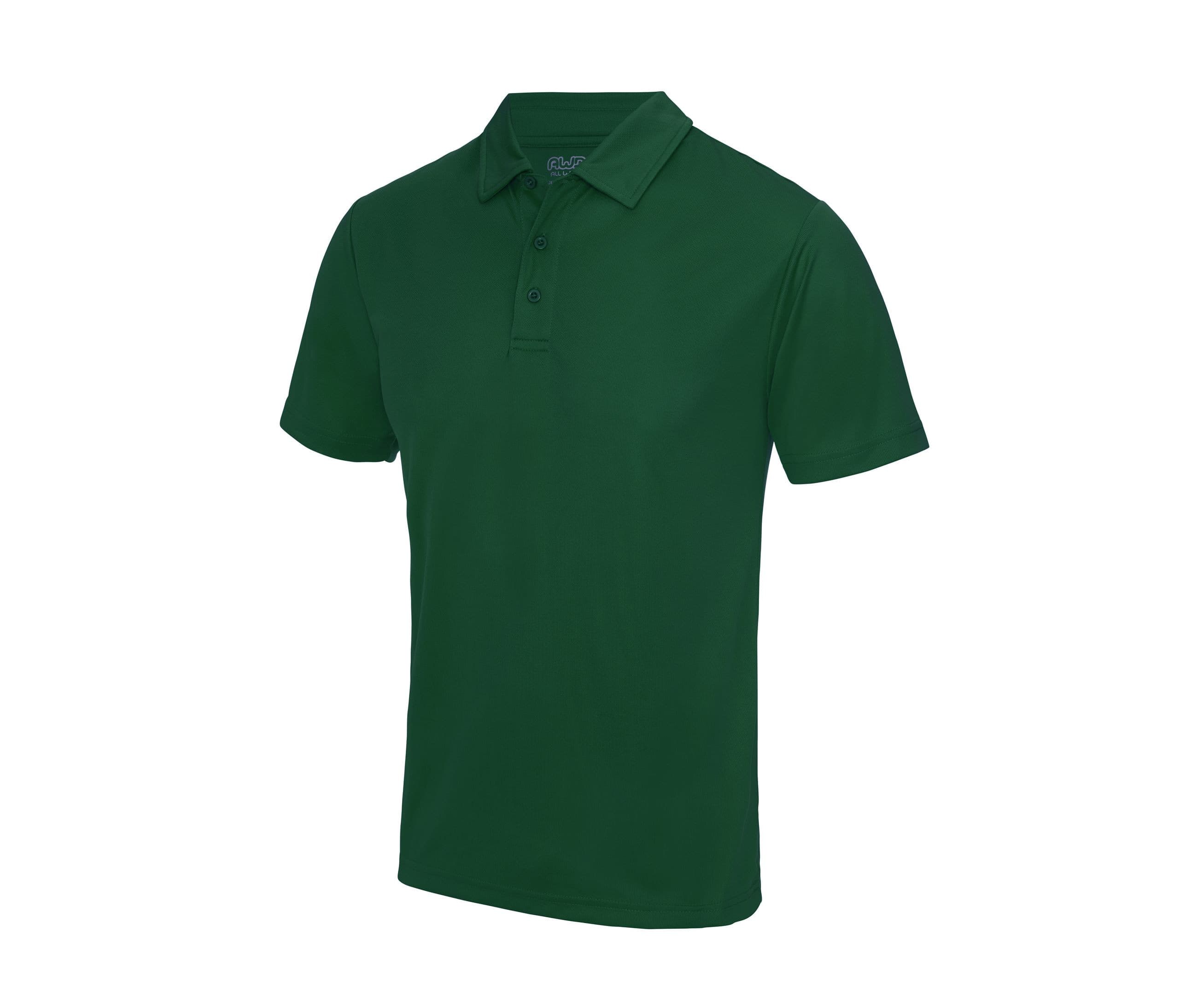 Polo homme respirant BOTTLE GREEN