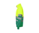 VELILLA SWEAT COL ZIPPÉ HAUTE VISIBILITÉ FLUO YELLOW/GREEN