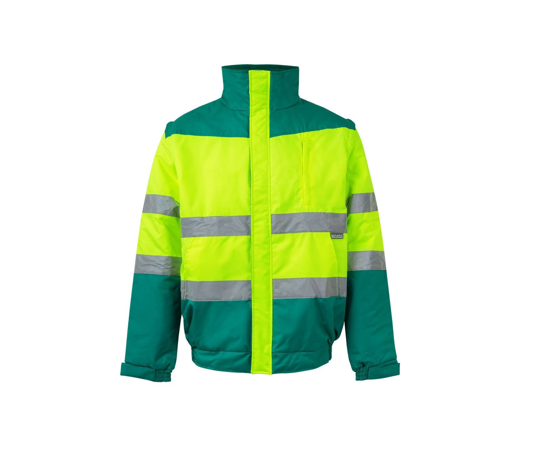 BLOUSON MATELASSÉ 2 EN 1 HAUTE VISIBILITÉ FLUO YELLOW/GREEN