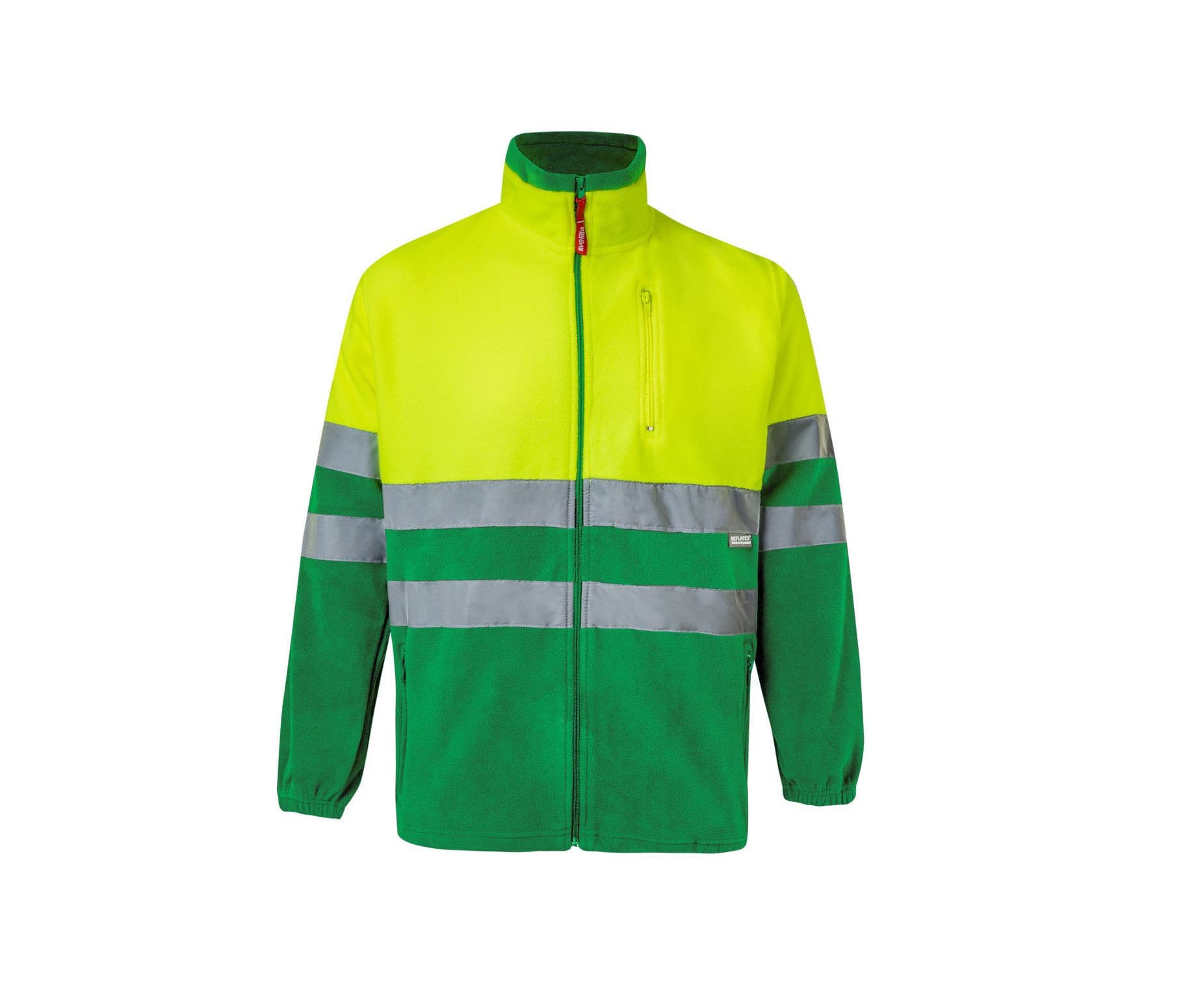 VESTE POLAIRE BICOLORE HAUTE VISIBILITÉ FLUO YELLOW/GREEN