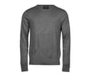 TEE JAYS Pull col rond homme GREY MELANGE