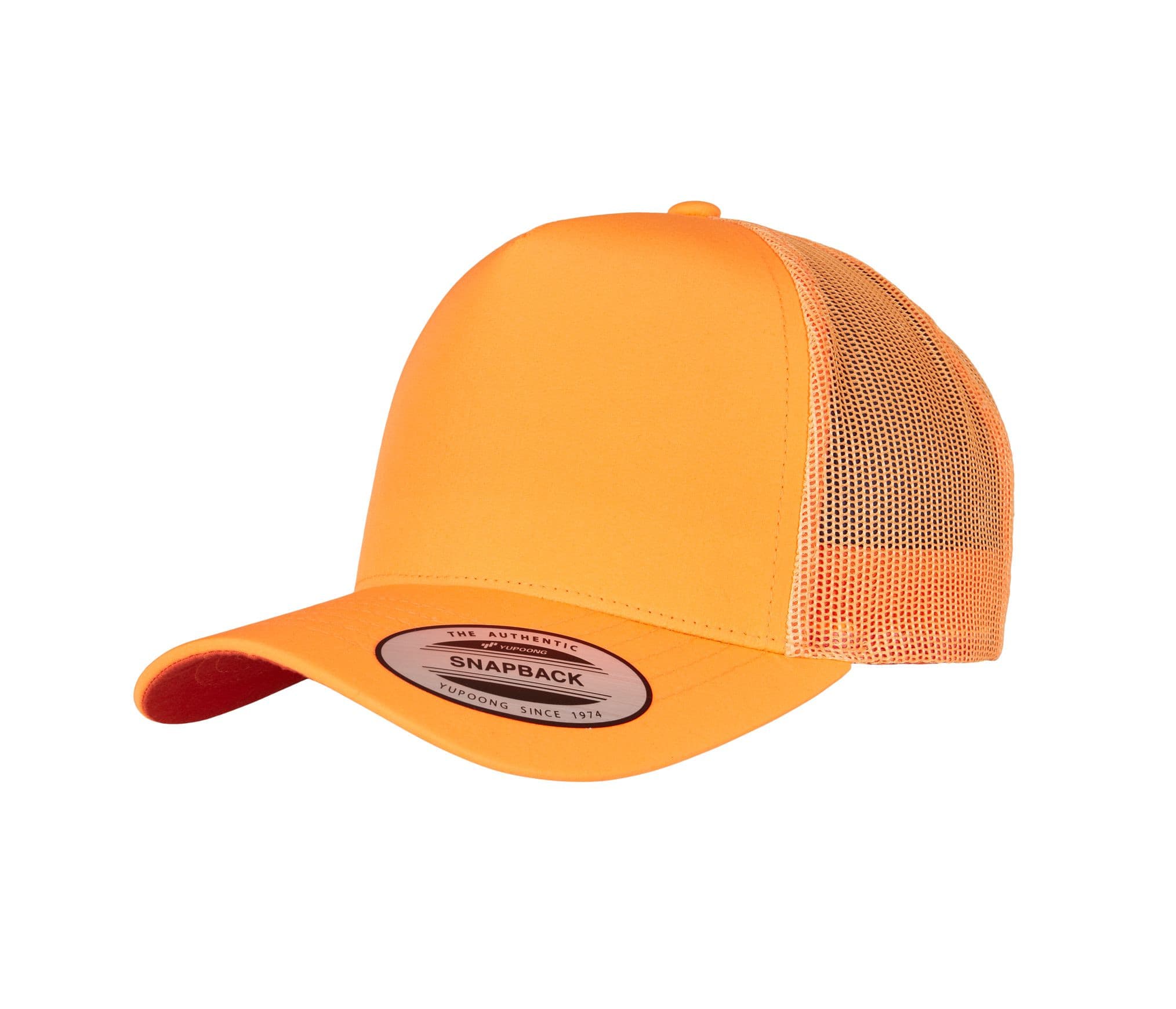 Casquette style trucker fluo NEON ORANGE
