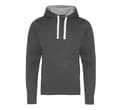 JUST HOODS Sweat à capuche lourd CHARCOAL